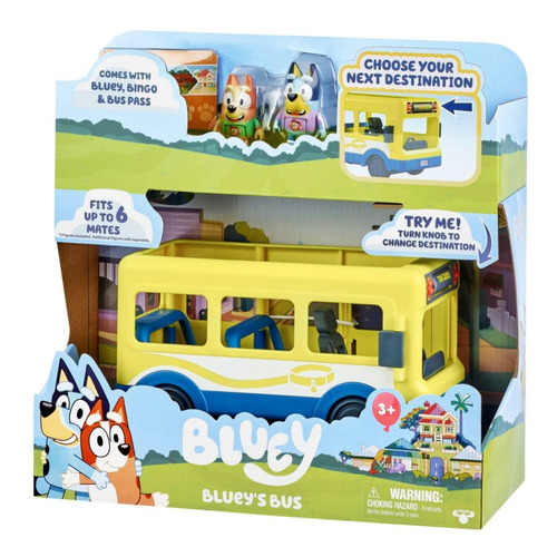 Bluey Bus Set De Figuras Y Vehiculo De Autobus