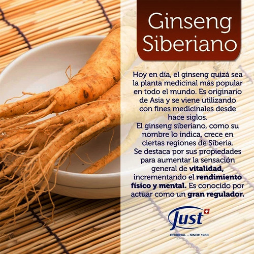 Imagen 7 de 7 de Esencia De Equinacea Ginseng 50ml Swiss Just Original