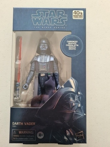 Star Wars The Black Series, Darth Vader Carbonized (Usado)
