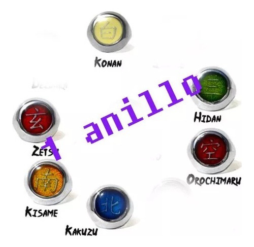 Arg Naruto Libro Colorear + Regalo Anillo Akatsuki Anime Kak