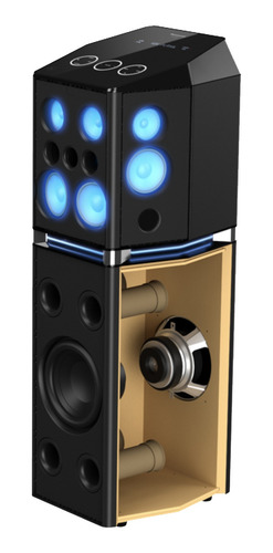 Imagen 4 de 5 de Minicomponente Panasonic SC-UA70 negro con bluetooth 1700W de potencia - 220V - 240V