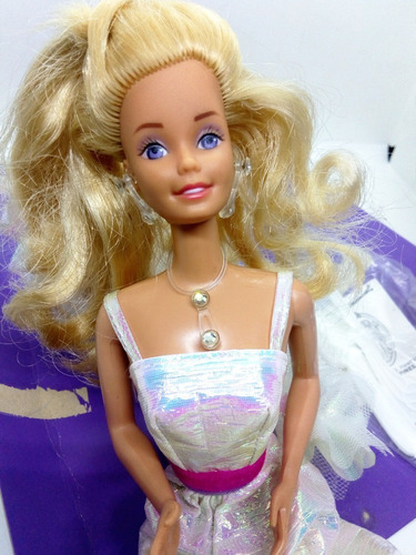 Crystal Barbie -usada Con Caja- Leer Detalles