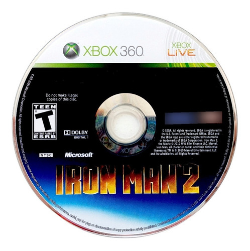 Iron Man 2 Xbox 360 En Español (Reacondicionado)