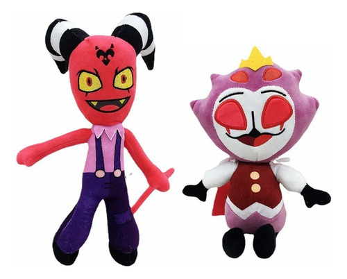 2 Piezas De Peluche Helluva Boss The Circus Stolas And Blitz