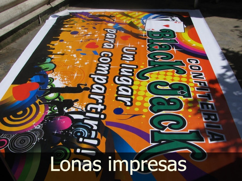 Banners Impreso En Lona Front Para Exterior