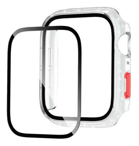 Protector Carcasa + Glass Para Apple Watch 42mm/44m (10unid)