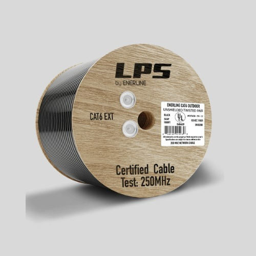 Cable Utp Categoría 6, X 305mt, Aleación, Uso Exterior