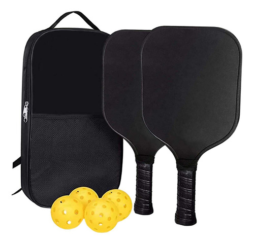 Premium Pickleball Paddles Honeycomb Core Con 4 Bolas Con