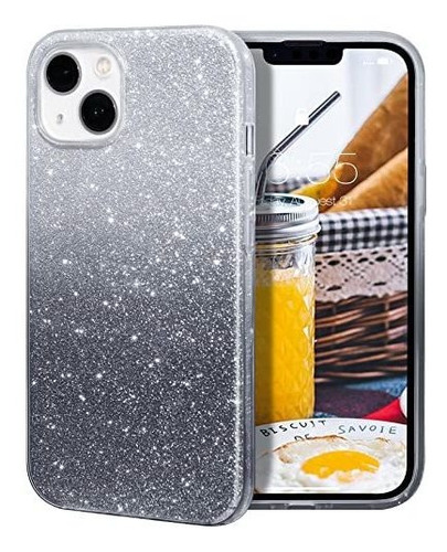 Milprox Compatible Con iPhone 13 Case (2021,) Glitter 1qck5