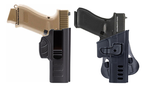 Coldre Velado + Externo P/ Glock 17 19x 21 22 23 25 26 28 45
