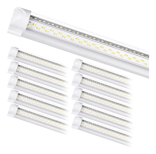 8ft Led Shop Light Fixture 8 Foot 100w 15000lm 6500k, L...