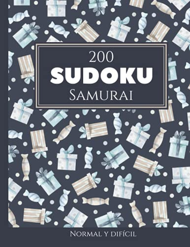 200 Sudoku Samurai Normal Y Dificil Vol 13: Con Soluciones Y