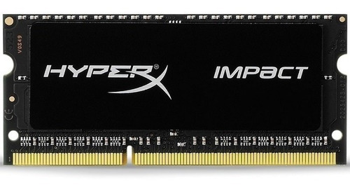 Imagen 2 de 7 de Memoria Ddr3 Sodimm Kingston Hyperx Impact 8gb 1600mhz 1.35v