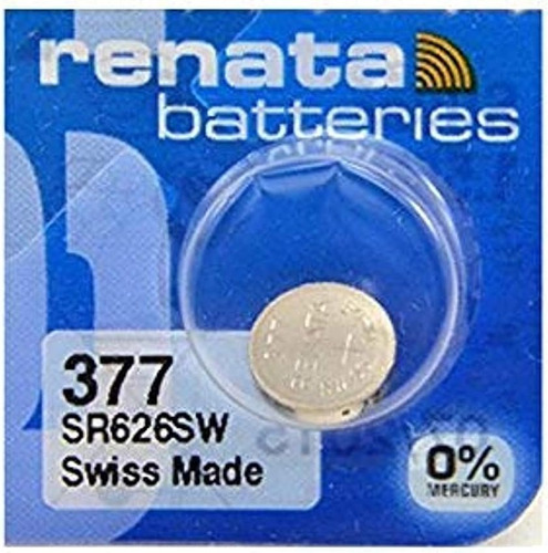 Pila Renata Suiza 377 Sr626sw Reloj 1.55v Oxido Plata 5pz