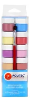 Comprar Kit Pinturas Acrílicas Politec 12 Colores Pastel 10 Ml