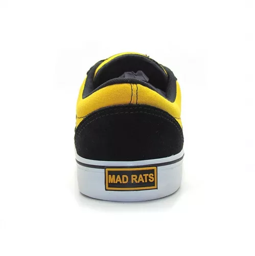 Tênis Mad Rats Skate Old School Areia Amarelo em Promoção na Americanas