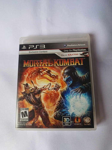 Mortal Kombat Ps3 Mídia Física