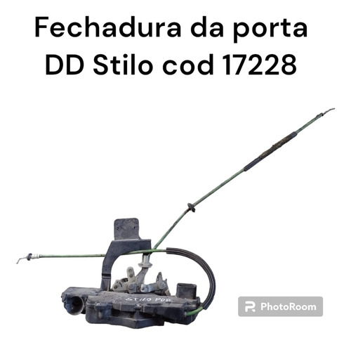Fechadura Tranca Da Porta Dianteira Direita Stilo Cod 17228