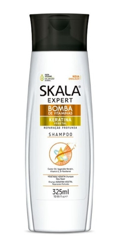 Bomba De Vitaminas Keratina Shampoo 325ml Skala Casa Belleza