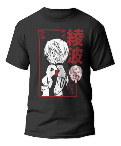 Polera Rei Ayanami Evangelion Anime Otaku Moda Mujer Niña