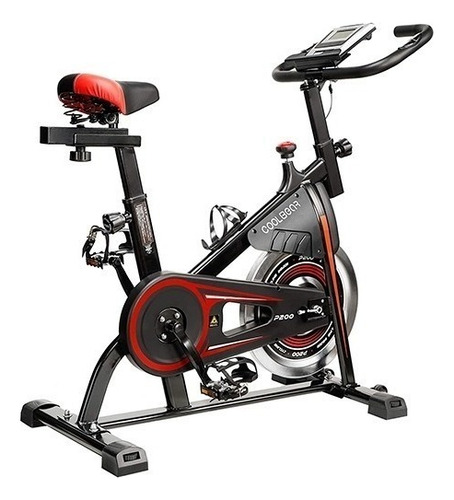 Bicicleta fija Coolbear CB-301 color negro y rojo