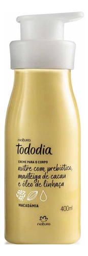 Crema Hidratante Corporal Natura Tododia Macadamia 400ml