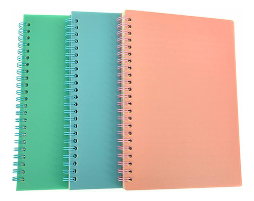 Cuaderno En Espiral, Cuaderno De Plstico Con Tapa Dura Con A