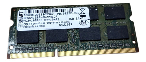 Memória 4gb Smart Notebook Ddr3 1333mhz Sh564128fh8nzphscr (Recondicionado)