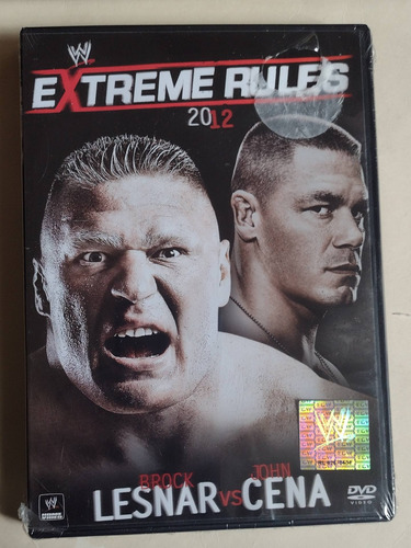Dvd Wwe Extreme Rules 2012 Brock Lesnar Vs John Cena Sellado