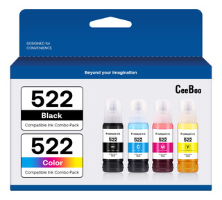 522 High Capacity Refill Ink Bottle Replacement For Epson C.