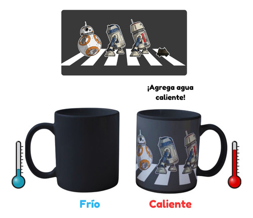 Mug Taza Vaso Mágico Star Wars R2d2 Personalizado Pocillo