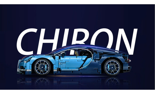 Juego De Construcción De Modelo Veyron V16 En Bloques 1:8 Color Azul Marino