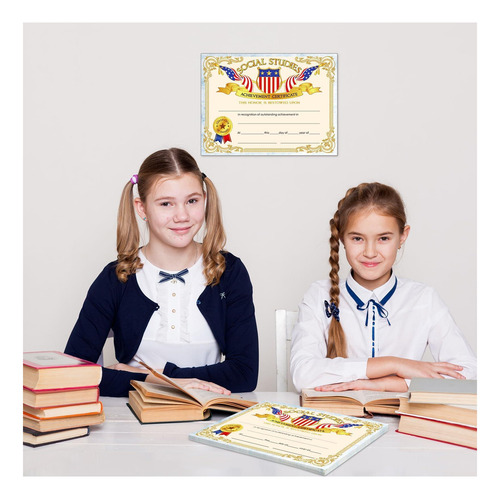 Motipuns 60 Pcs Studiment Performance Certificate 85 X
