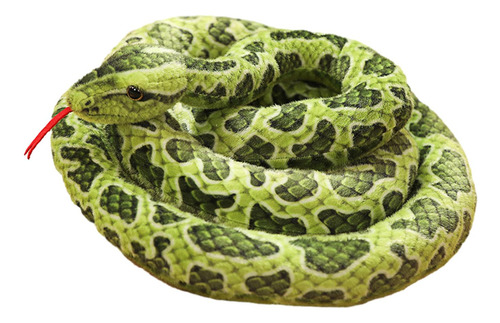 Muñeco De Serpiente, Juguete De Animal Para Abrazar, Verde