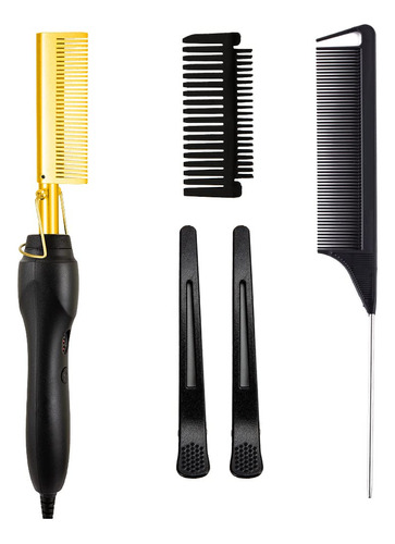 Hot Comb Profesional Electrico Recto Peine Calefaccion Elect