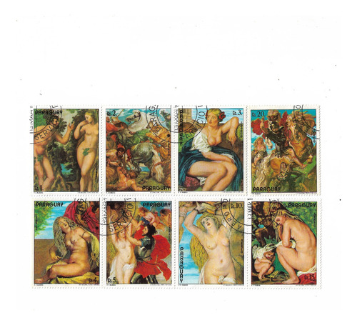 Paraguay´77 Desnudos Artisticos Rubens Serie 1547/51ae753/5 