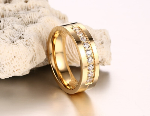 Lindo Par Alianças Banhada Ouro 18k Com Zirconia