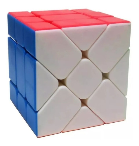 Cubo mágico Fisher Skewb Professional de 3 x 3 x 3 x 3, color de marco sin pegatinas