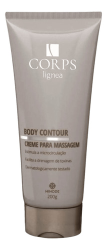 Crema Masaje Hinode Corps Lignea 200g Bisnaga Almendras