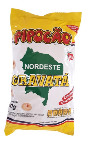 Pipoca Do Nordeste Gravatá 40g, 2 Fardo Com 10 Unidades