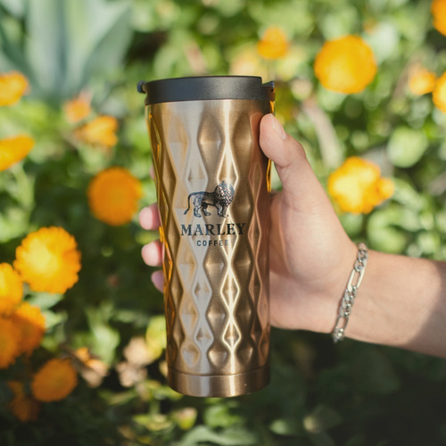 Imagen 3 de 3 de Travel Mug Dorado 500 Ml - Marley Coffee - Termo