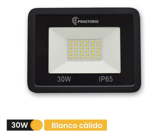 Imagen 3 de 8 de Pack X 10 Reflectores Led 30w Exterior Proyector