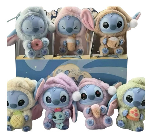 Peluche Stitch Caja Sorpresa Colección Disney Miniso Labubu Sorpresa