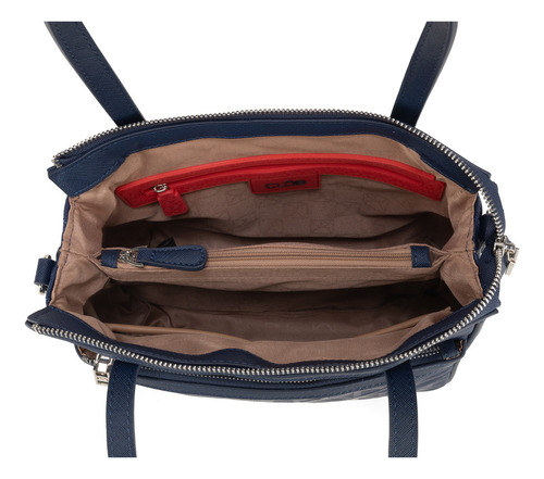 Bolsa Satchel Cloe Eresmi Mediano Color Azul