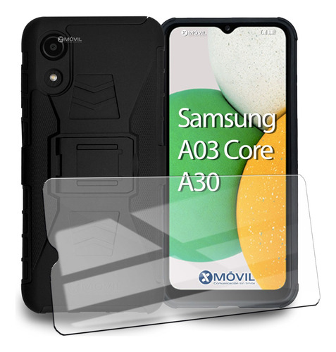 Funda Protector Para Samsung A03 Core Con Clip Sujetador
