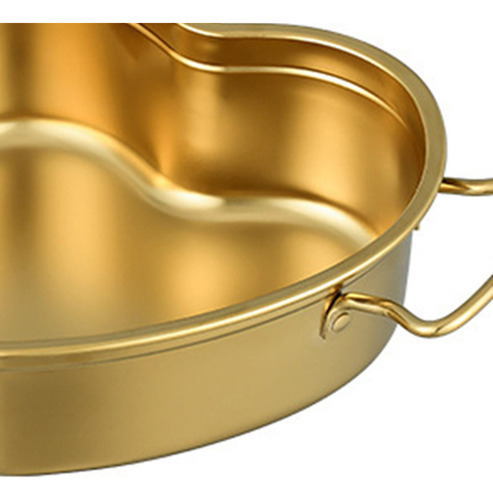 Cacerola Compatible Con Salsa En Forma De Corazón De S Oro
