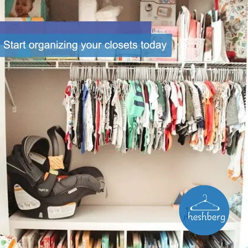 Hanger Heshberg - Ropa Infantil De Plástico Para Bebés Y Niñ