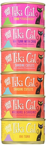 Tiki Cat Rey Kam Grill Variety Pack 12 Latas De 2,8 Oz