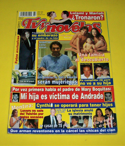 Thalia Alicia Villarreal Lucia Mendez Revista Tv Y Novelas