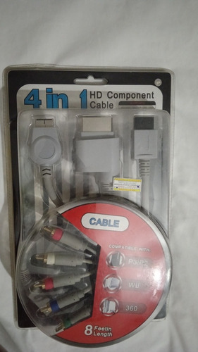 Cable Hd Para Ps2 , Ps3 , Wii , Exbox 360 , Nuevo 